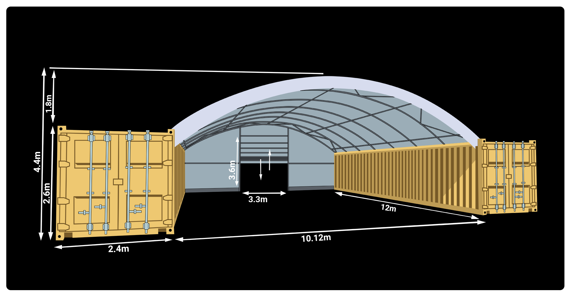 10m x 40ft Tough Shelter